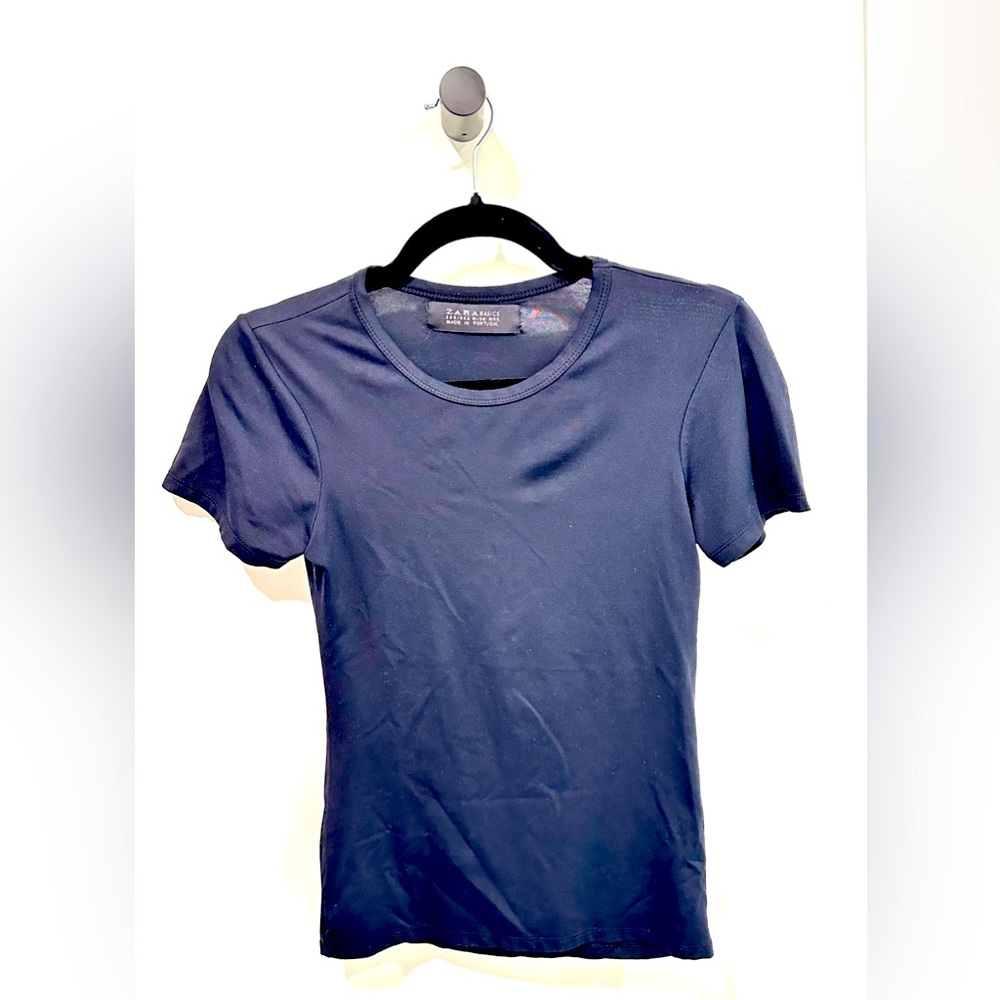 ZARA basic shirt size M never work black